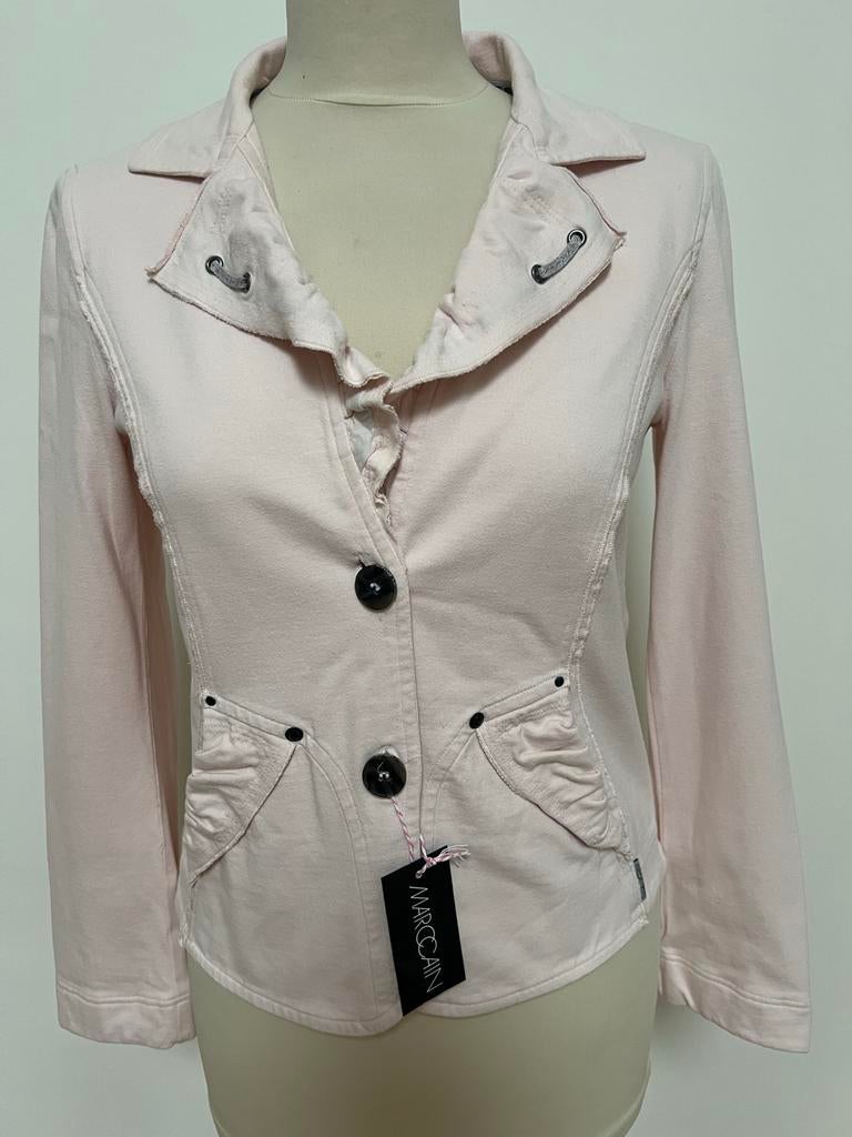 Roze tricot jasje - Maat 38 Marc Cain, Maat 38/40 (M), Ophalen of Verzenden, Zo goed als nieuw, Jasje