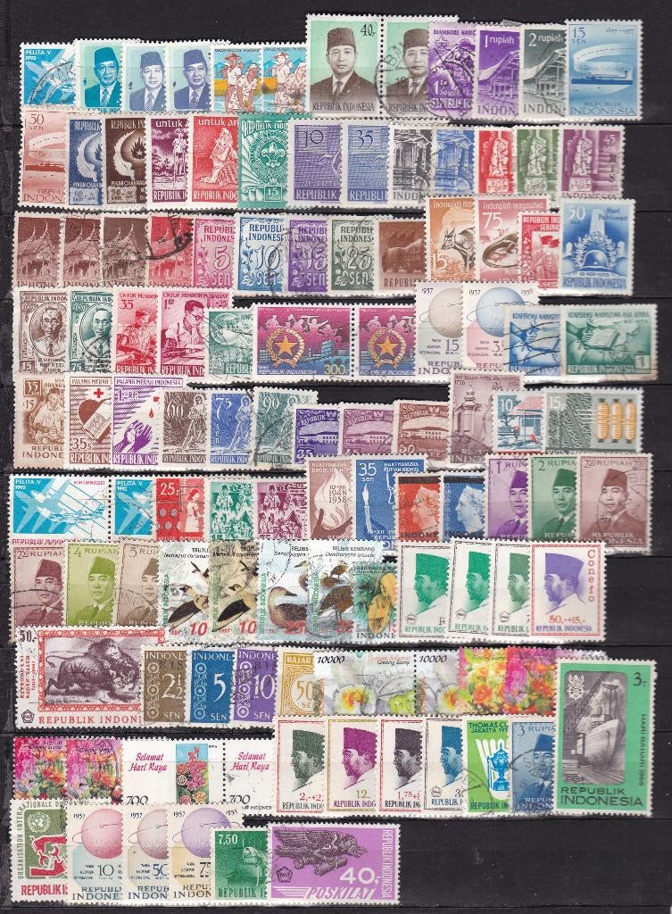 0415) ca 111x Indonesie, Ophalen of Verzenden, Oost-Azië