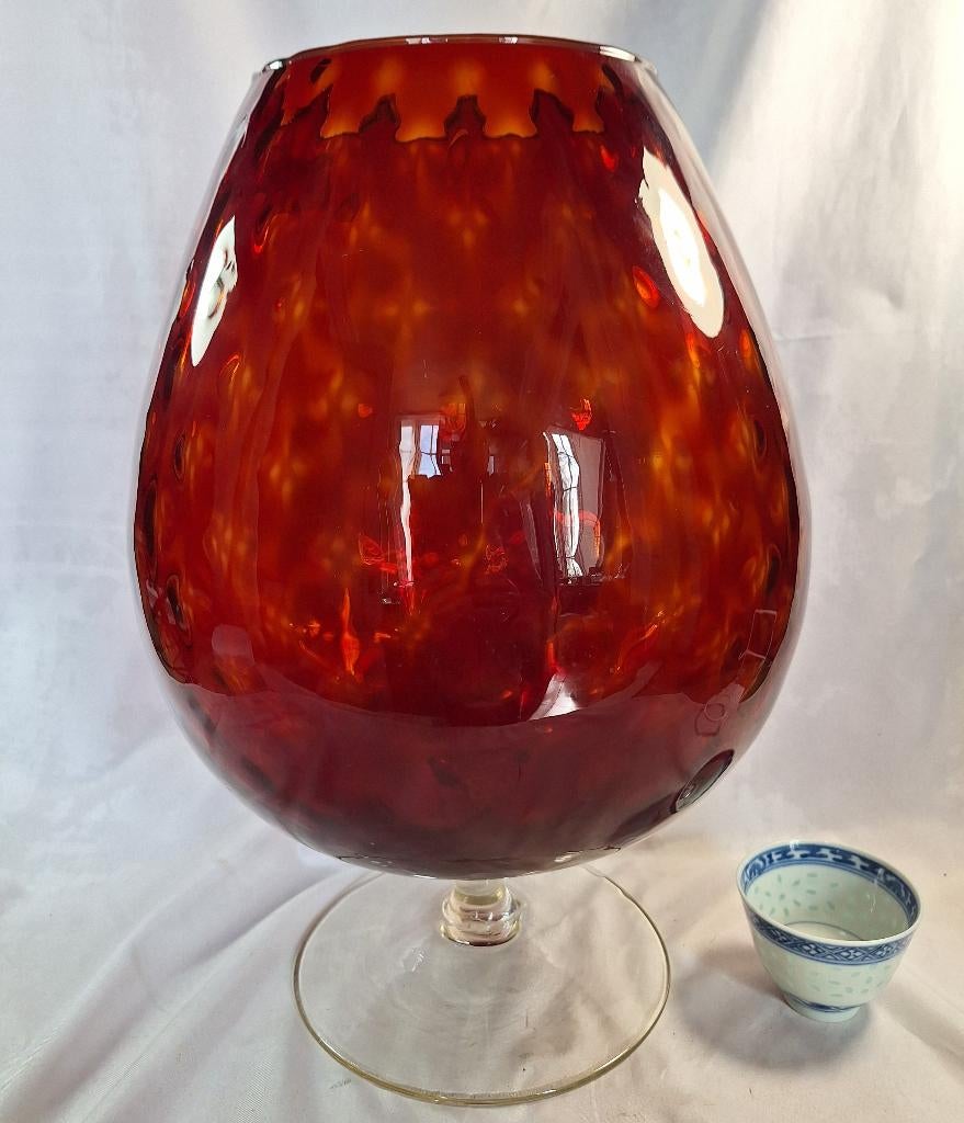 XXL vaas  Empoli rood, Ophalen of Verzenden