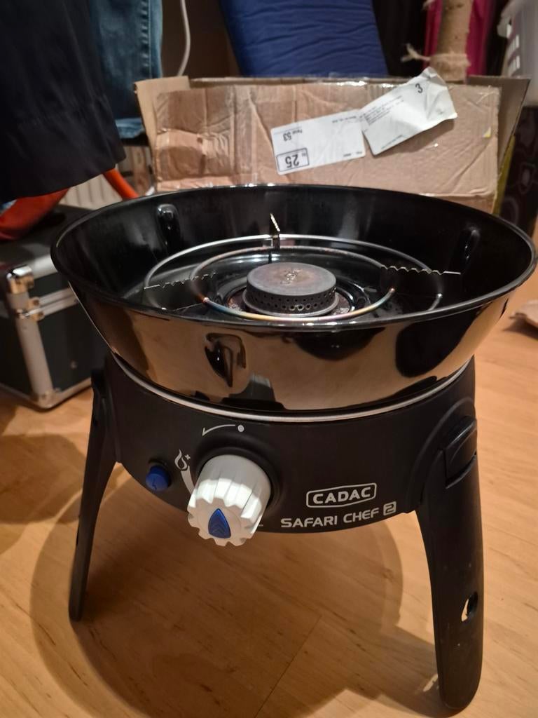 Cadac Safari Chef LP, Tuin en Terras, Gasbarbecues, Ophalen of Verzenden, Zo goed als nieuw, Cadac