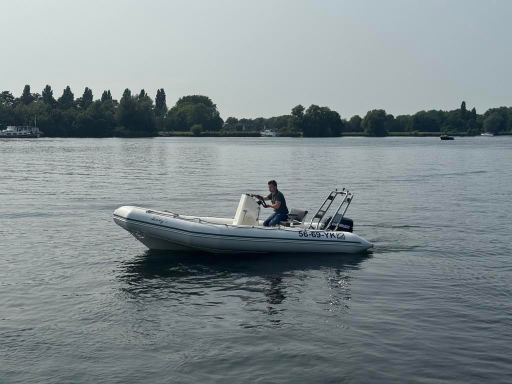Zodiac 530 | 115pk Evinrude, Watersport en Boten, Ophalen, Gebruikt, 70 tot 120 pk, Zodiac