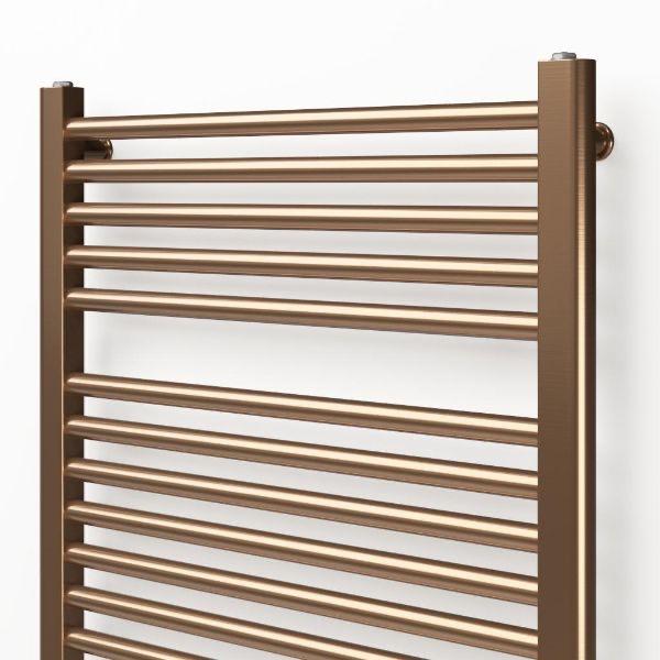 Radix Nora designradiator 1800x600mm geborsteld koper, Doe-het-zelf en Verbouw, Verwarming en Radiatoren, Gebruikt, Radiator, 500 tot 800 watt