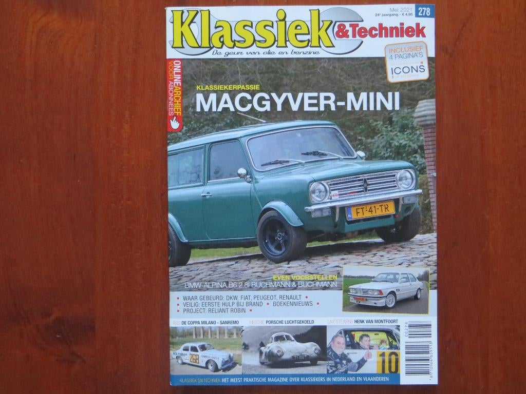 Klassiek & Techniek 278 BMW-Alpina B6 2.8i Buchmann & B., Ophalen of Verzenden, Nieuw, BMW