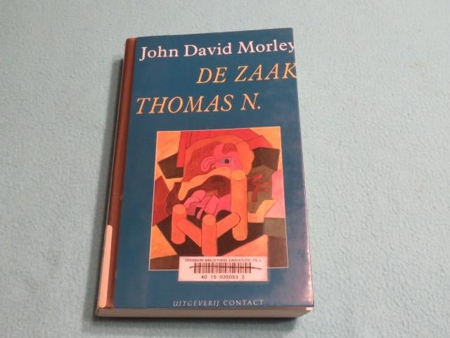 1 EURO OF GRATIS Boek: De zaak Thomas N. door J.D. Morley, Ophalen, Gelezen, John David Morley, Europa overig