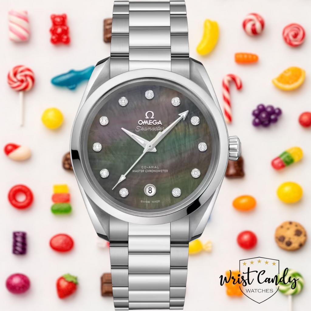 Omega Seamaster Aqua Terra • NL 2019 • Omega service 2022, Staal, Ophalen of Verzenden, Zo goed als nieuw, Prins Bernhardlaan 64 Bergen op Zoom