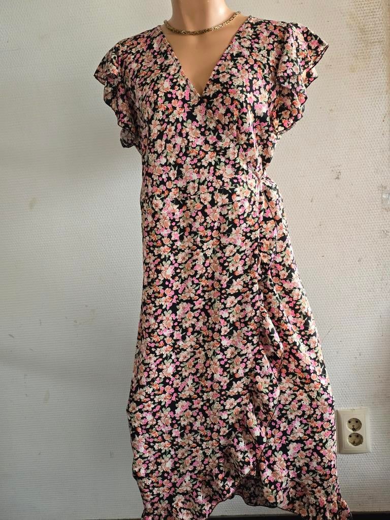 Musthave bye Elja dames wikkel jurk maat L/XL, Overige kleuren, Ophalen of Verzenden, Zo goed als nieuw, Onder de knie