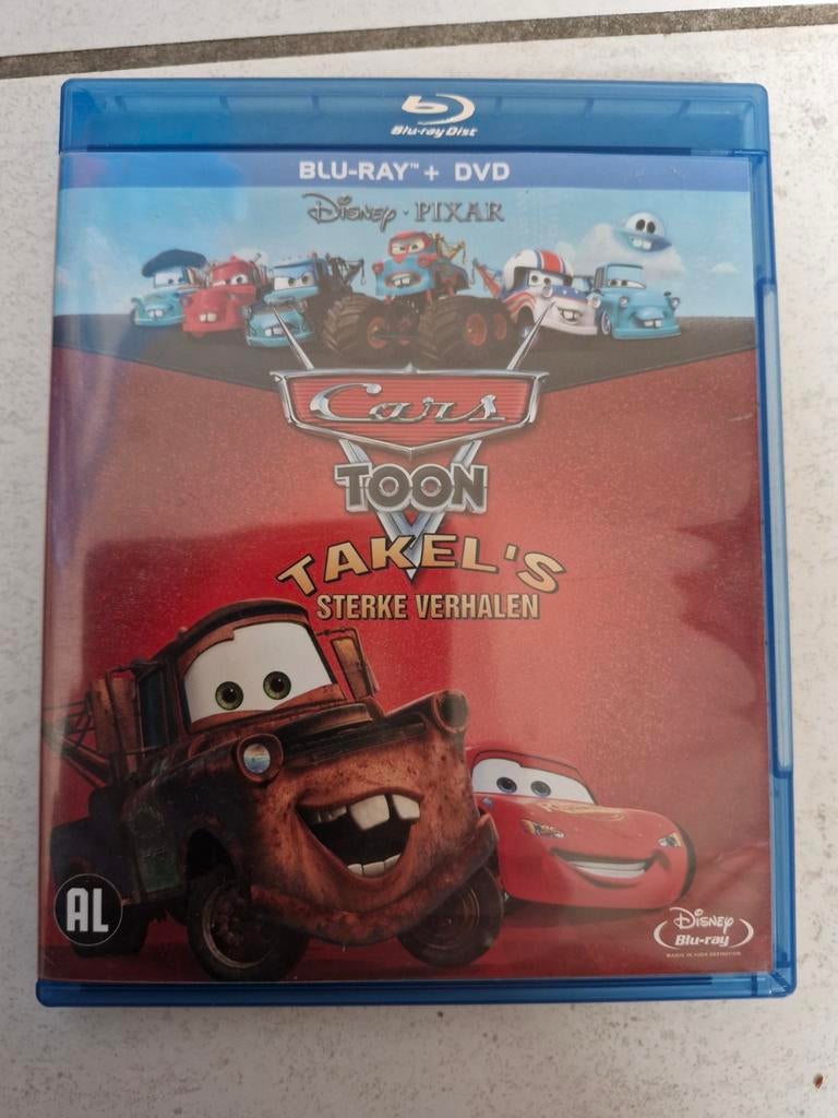 Cars Toon: Takel's Sterke Verhalen - Blu-ray + DVD, Ophalen of Verzenden, Zo goed als nieuw, Kinderen en Jeugd