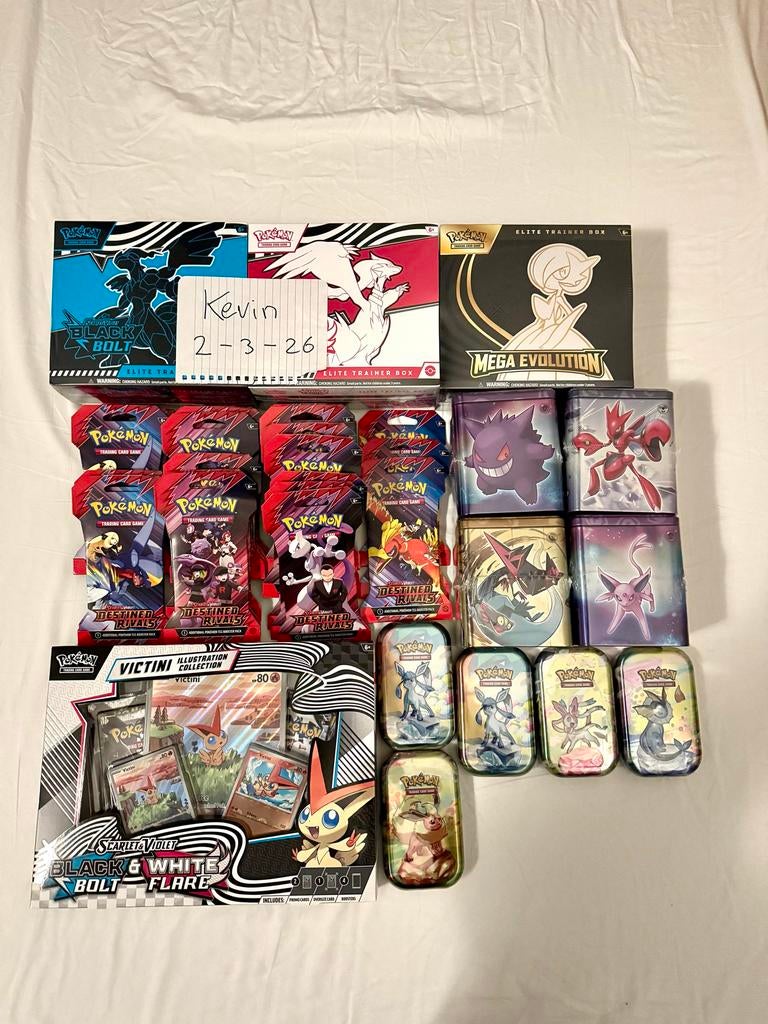 Gesealde Pokémon Collectie: ETB's, Boosters, Tins & Meer!, Ophalen, Nieuw, Overige typen