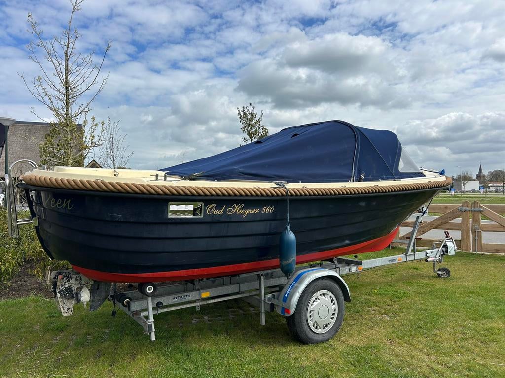 Outhuijzer 560 sloep yamaha 20 pk incl trailer, Ophalen, 10 tot 30 pk, Zo goed als nieuw, 3 tot 6 meter