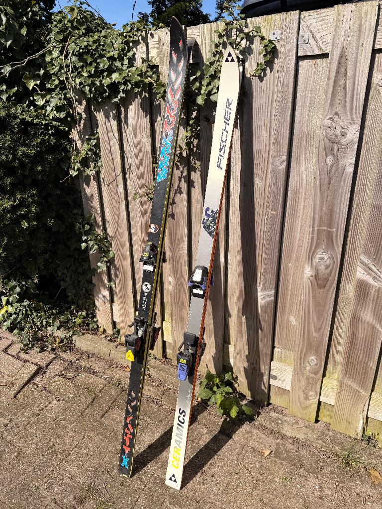 Ski’s 2 paar - K2 en Fischer, Ski, Ophalen, 160 tot 180 cm, Skiën, Ski's