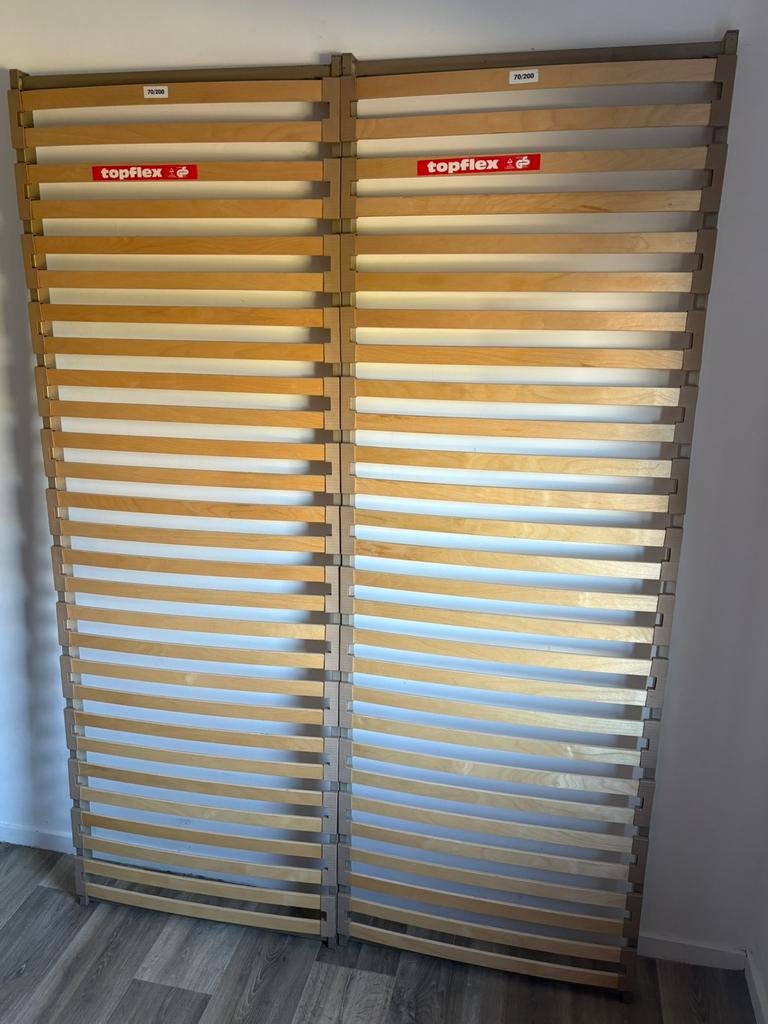 Topflex lattenbodem, Ophalen of Verzenden, Zo goed als nieuw, Tweepersoons