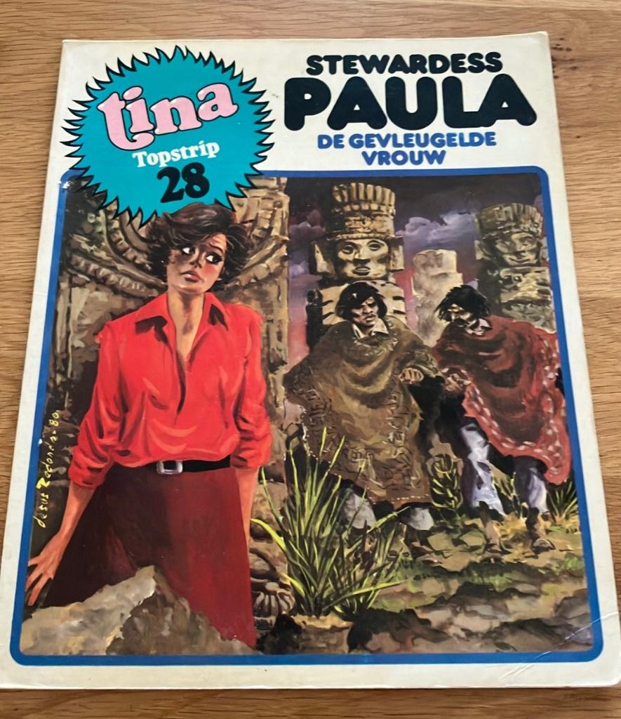 Tina Topstrip nr 28 Stewardess Paula de gevleugelde vrouw, Boeken, Eén stripboek, Ophalen of Verzenden, Zo goed als nieuw