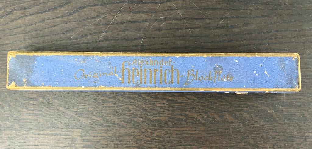 Blokfluit Heinrich Den Haag 1951, Muziek en Instrumenten, Blaasinstrumenten | Blokfluiten, Ophalen of Verzenden, Gebruikt, Overige typen