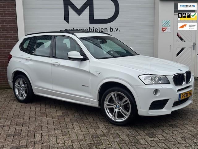 BMW X3 XDrive20i High Executive M-Sport - Panoramadak - LED, Gebruikt, 4 cilinders, 2000 kg, Wit