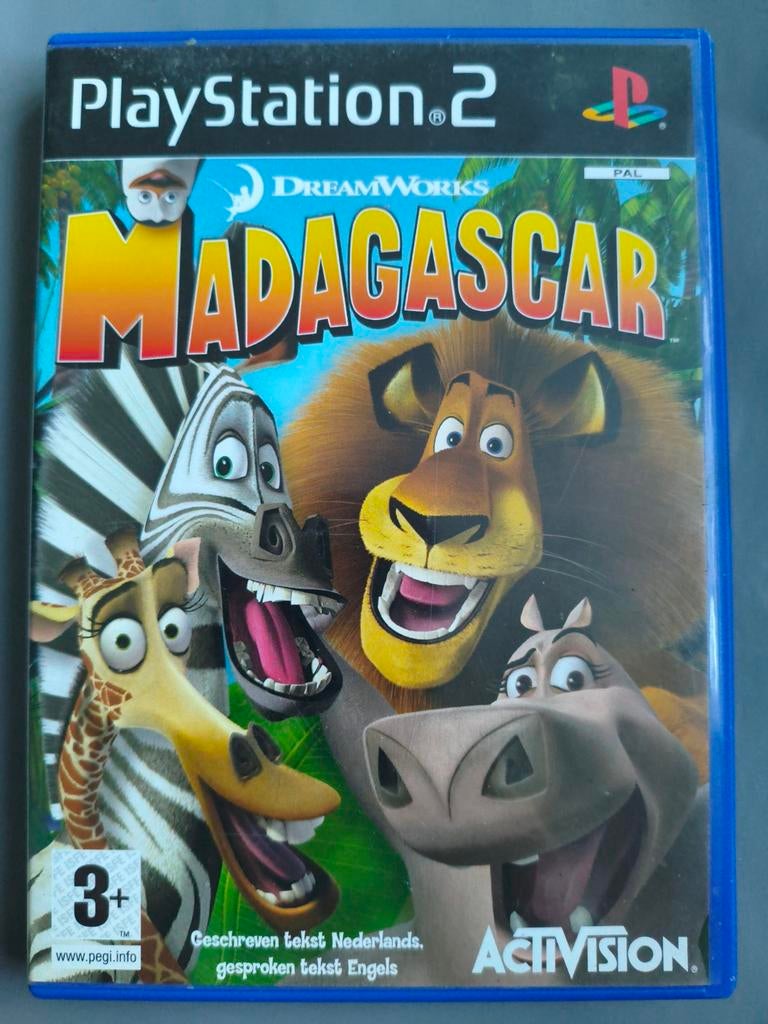 Madagascar - PlayStation 2 (PS2) - Avontuurlijk Spel, Avontuur en Actie, 2 spelers, Ophalen of Verzenden, Zo goed als nieuw