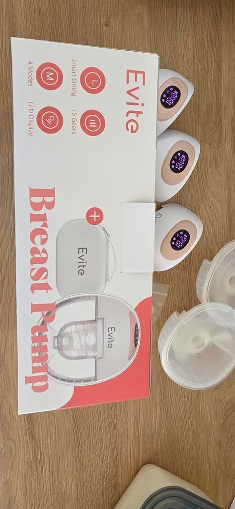 Evite Borstkolf roze/wit, Ophalen of Verzenden, Zo goed als nieuw, Borstkolf