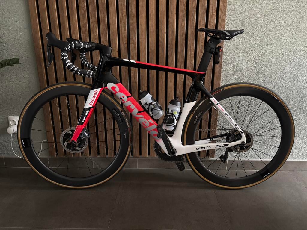 Cervelo S3 Sunweb Ultegra DI2 maat 54, Carbon, Zo goed als nieuw, Meer dan 20 versnellingen, 53 tot 57 cm