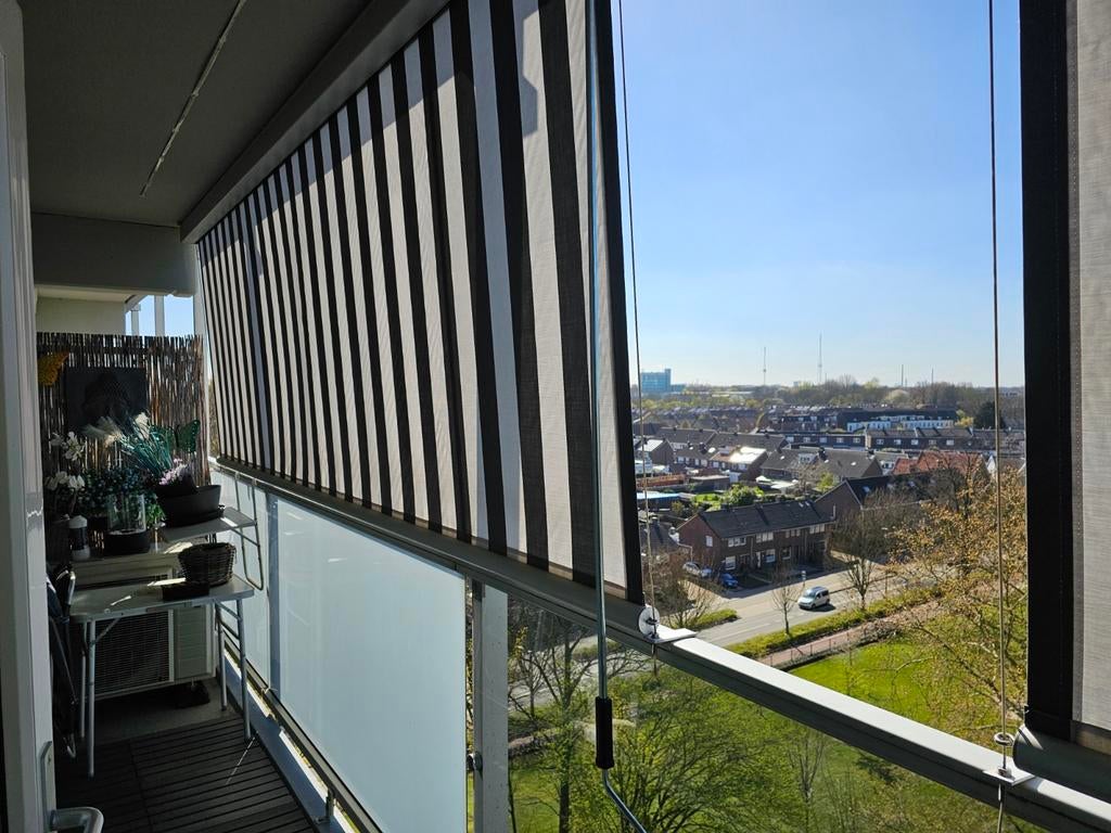 Twee nette zonweringen 2x4.00mtr in zeer goede staat, Ophalen of Verzenden, Zo goed als nieuw, 250 cm tot 450 cm, Screen