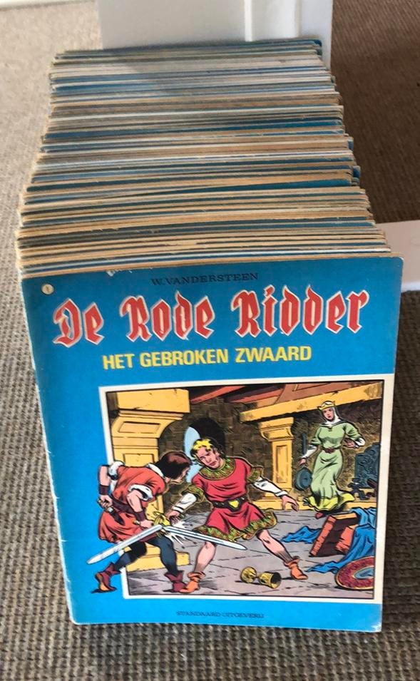 De rode ridder serie, Complete serie of reeks, Ophalen, Gelezen