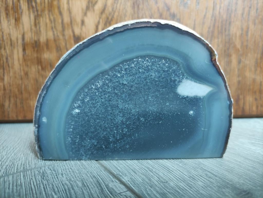 Edelsteen agaat schijf groot formaat (3), Ophalen of Verzenden