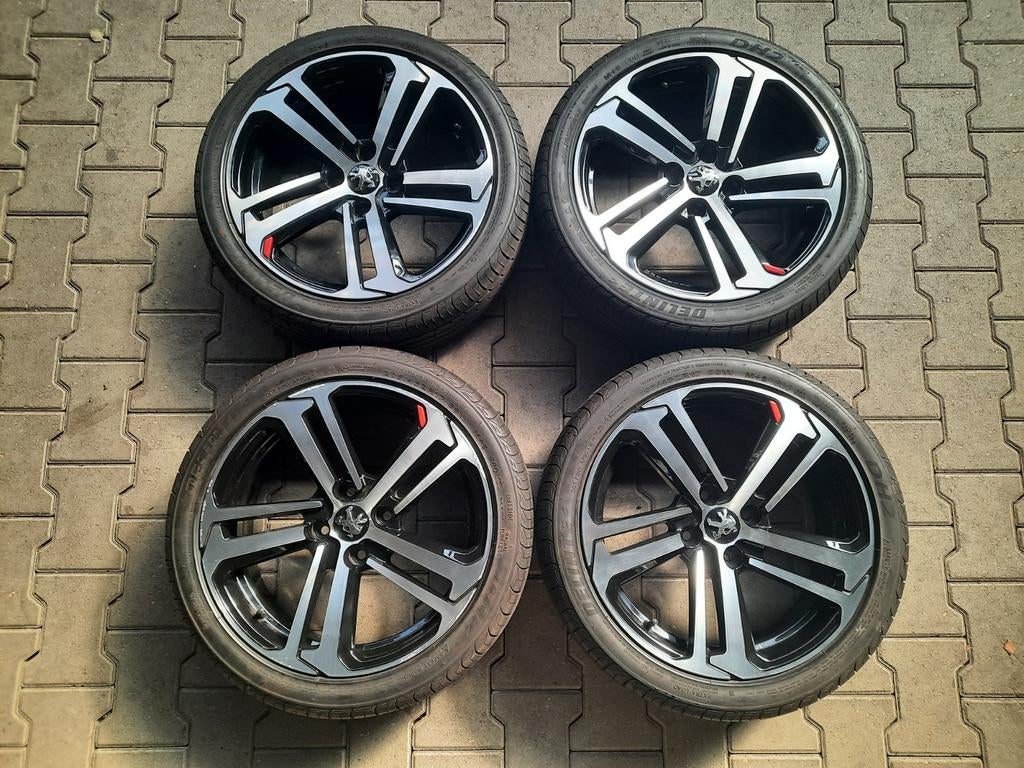 17 inch velgen 4×108 PEUGEOT 208 207 CITROEN C3 C4 DS3 DS4, Auto-onderdelen, Banden en Velgen, Gebruikt, Banden en Velgen, 17 inch