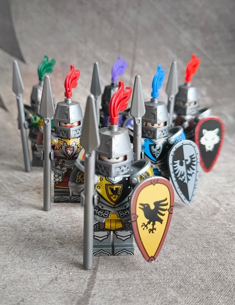 Bricks Middeleeuwse Ridder Harnas Minifiguur NIEUW, Kinderen en Baby's, Speelgoed | Bouwstenen, Ophalen of Verzenden, Nieuw, Overige merken