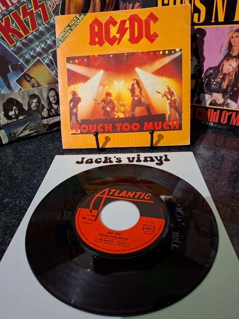 AC/DC - Touch Too Much (Vinyl Single)  1980, Ophalen of Verzenden, Gebruikt, Overige formaten, Alternative