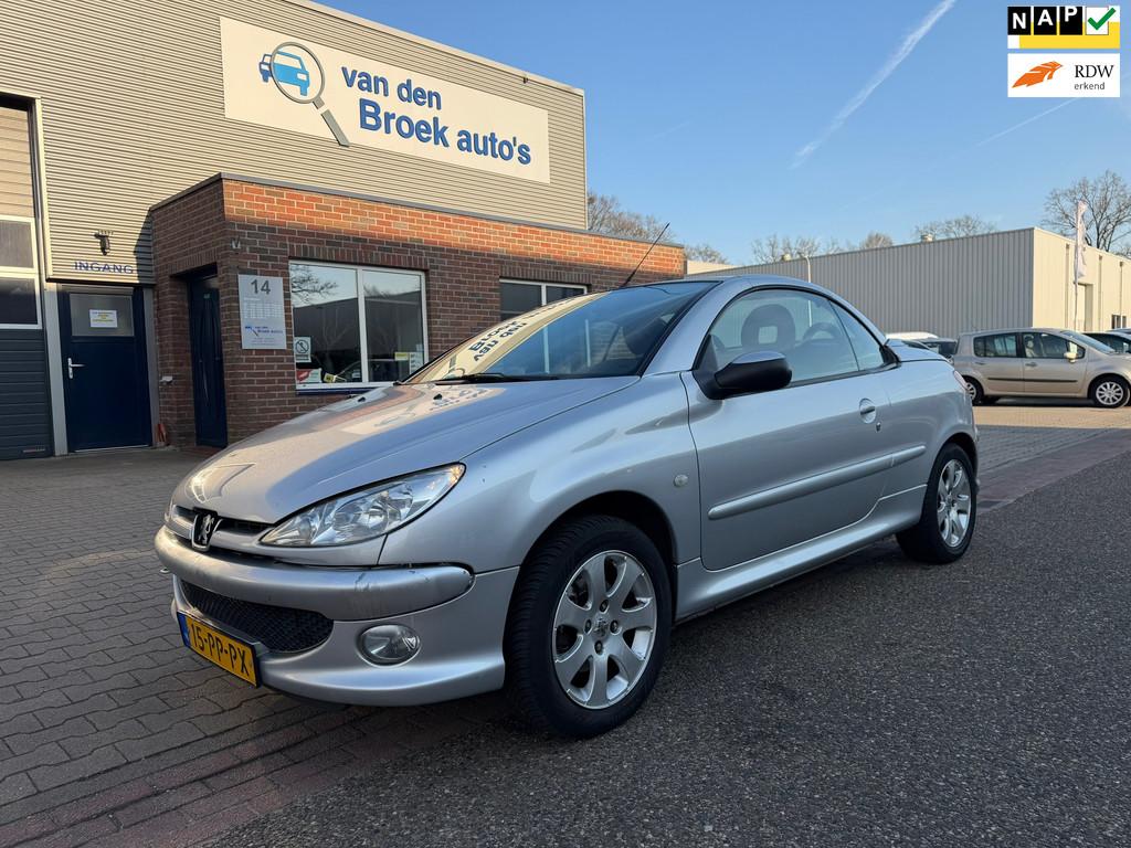 Peugeot 206 CC 1.6-16V INRUIL KOOPJE, Auto's, Peugeot, Bedrijf, Te koop, ABS, Airbags, Boordcomputer, Centrale vergrendeling, Electronic Stability Program (ESP)