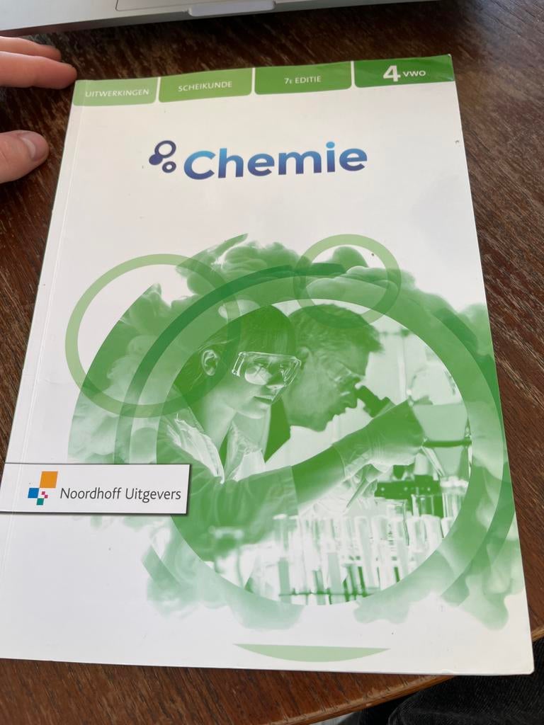 Chemie 4 VWO Uitwerkingen 7e editie Noordhoff, Boeken, Schoolboeken, Ophalen of Verzenden, Gelezen, VWO, Scheikunde
