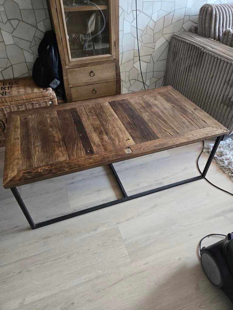 Salontafel Riviera Maison Shelter Island 130x70, Huis en Inrichting, Ophalen, 100 tot 150 cm, 50 tot 100 cm, Minder dan 50 cm