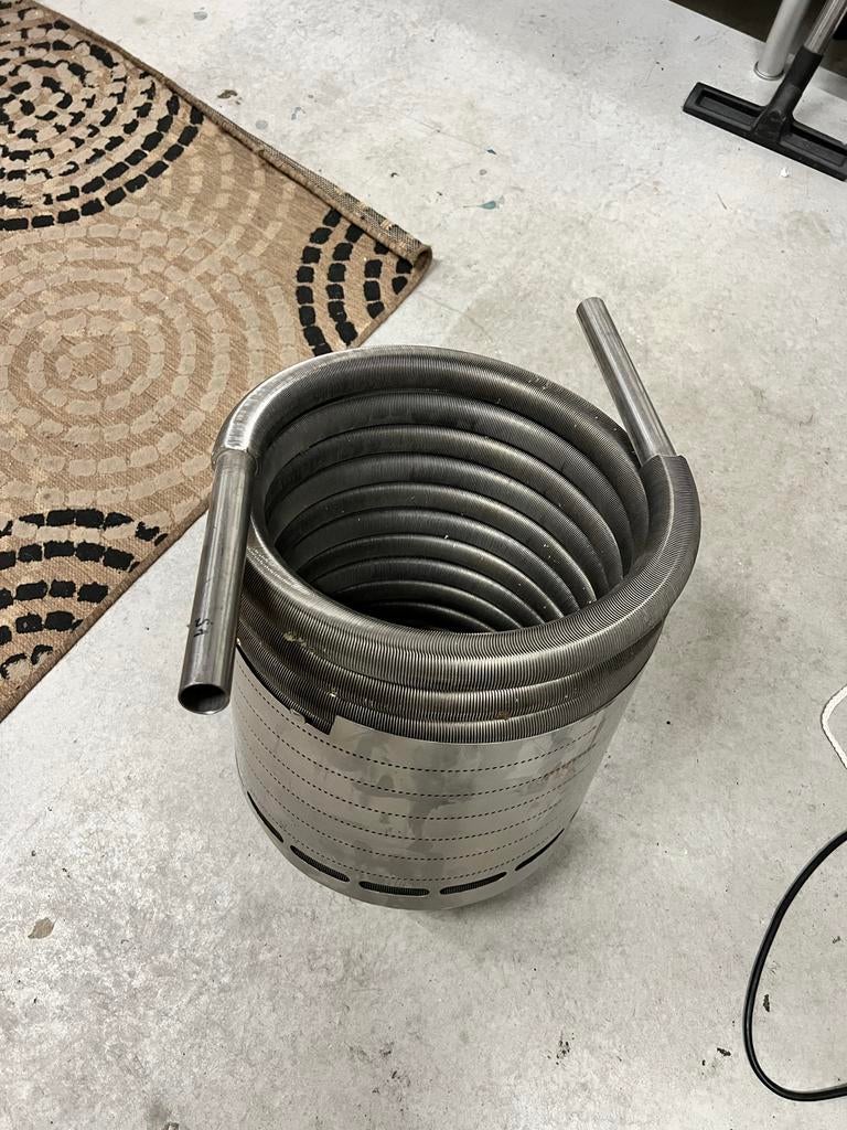 RVS spiraal voor zwembadverwarming 30mm, Ophalen, Gebruikt, Overige typen