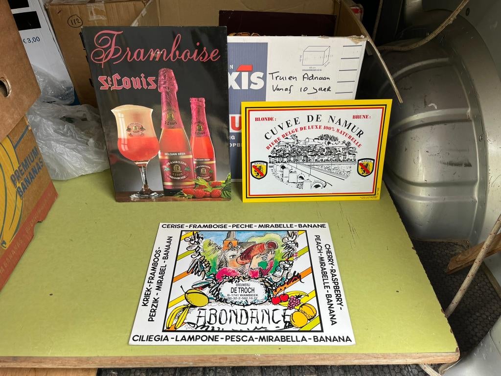 Reclame borden, Verzamelen, Merken en Reclamevoorwerpen, Ophalen of Verzenden, Gebruikt, Reclamebord