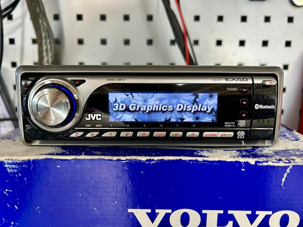 JVC KD-BT1 autoradio bluetooth ‘3D Graphics Display’, Gebruikt, Ophalen of Verzenden, JVC, X