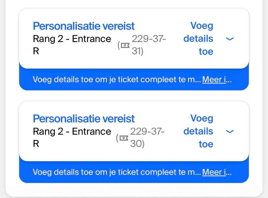 2x tickets Kanye West Gelredome 2e rang, Tickets en Kaartjes, Concerten | Overige, Twee personen, Juni