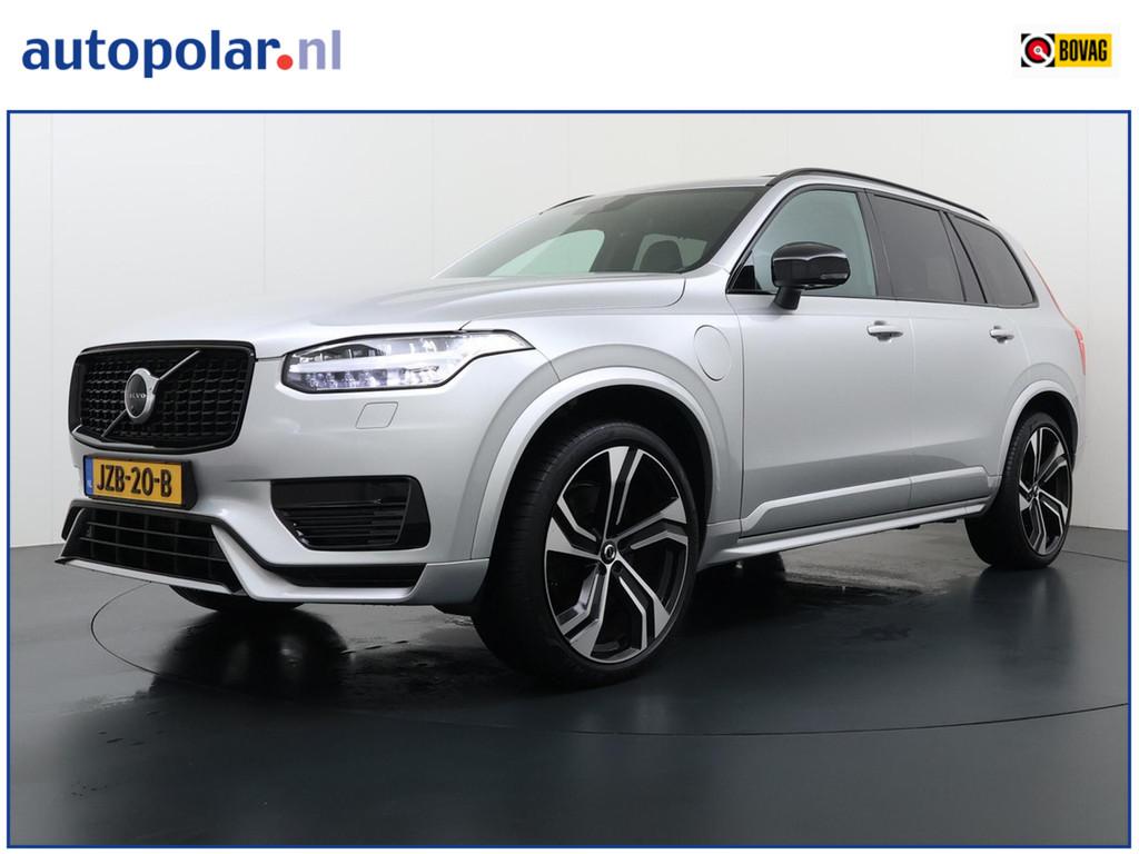 Volvo XC90 2.0 T8 Recharge AWD R-Design 22Inch/Trekhaak/Head, Auto's, Volvo, 12 maanden, Euro 6, 4 cilinders, 7 stoelen