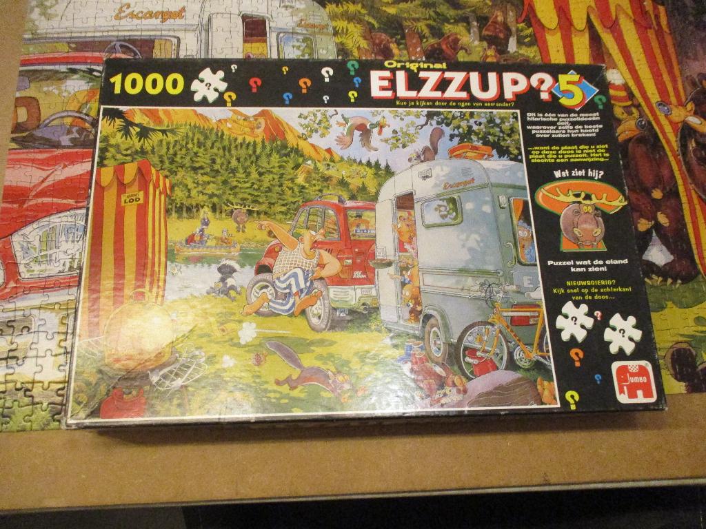 Jumbo Ellzup? Orginal Puzzle no 5, Ophalen, 500 t/m 1500 stukjes, Zo goed als nieuw, Legpuzzel