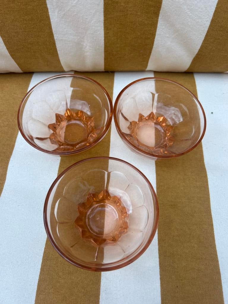 Luminarc vintage schaaltjes, Ophalen of Verzenden, Zo goed als nieuw, Borrel- of Shotglas