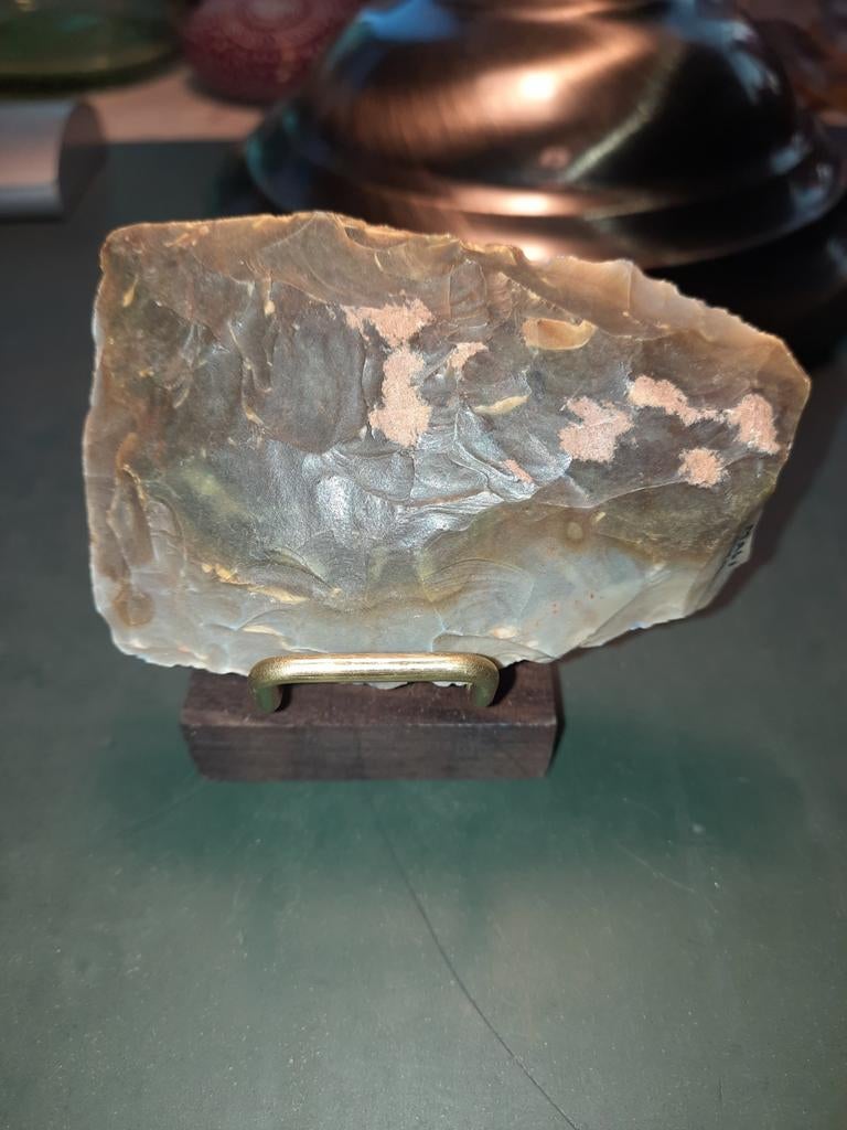 Vlakke bijl vuistbijl Neanderthaler artefact, Ophalen of Verzenden