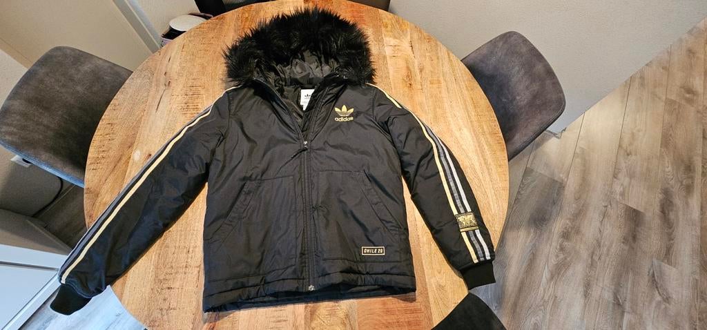 Adidas Winterjas Chile20 edition maat S, Kleding | Heren, Zwart, Ophalen of Verzenden, Adidas, Gedragen