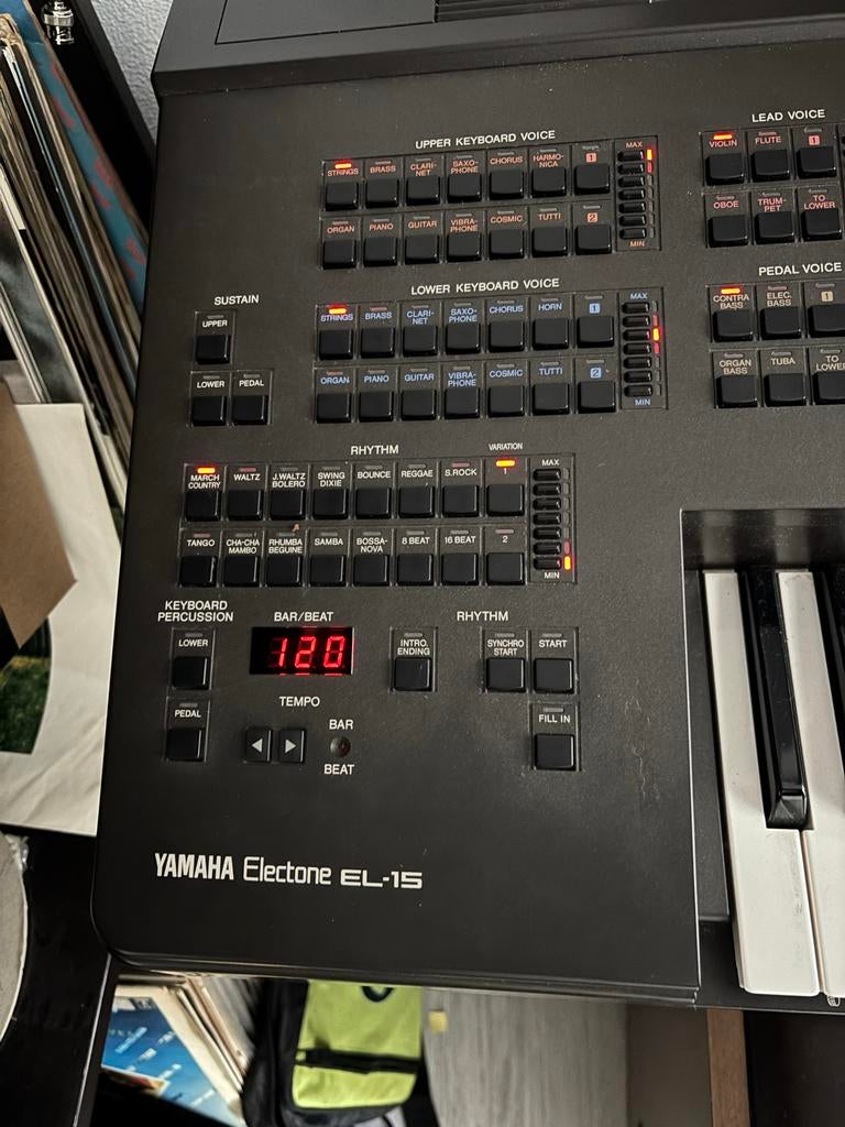 Yamaha Electone EL-15 orgel, Muziek en Instrumenten, Orgels, Ophalen, Gebruikt, 2 klavieren, Orgel