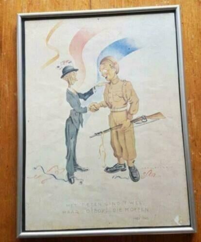 eten ging wel, maar...O! Boy!...die moffen" Jan Lavies 1945, Ophalen