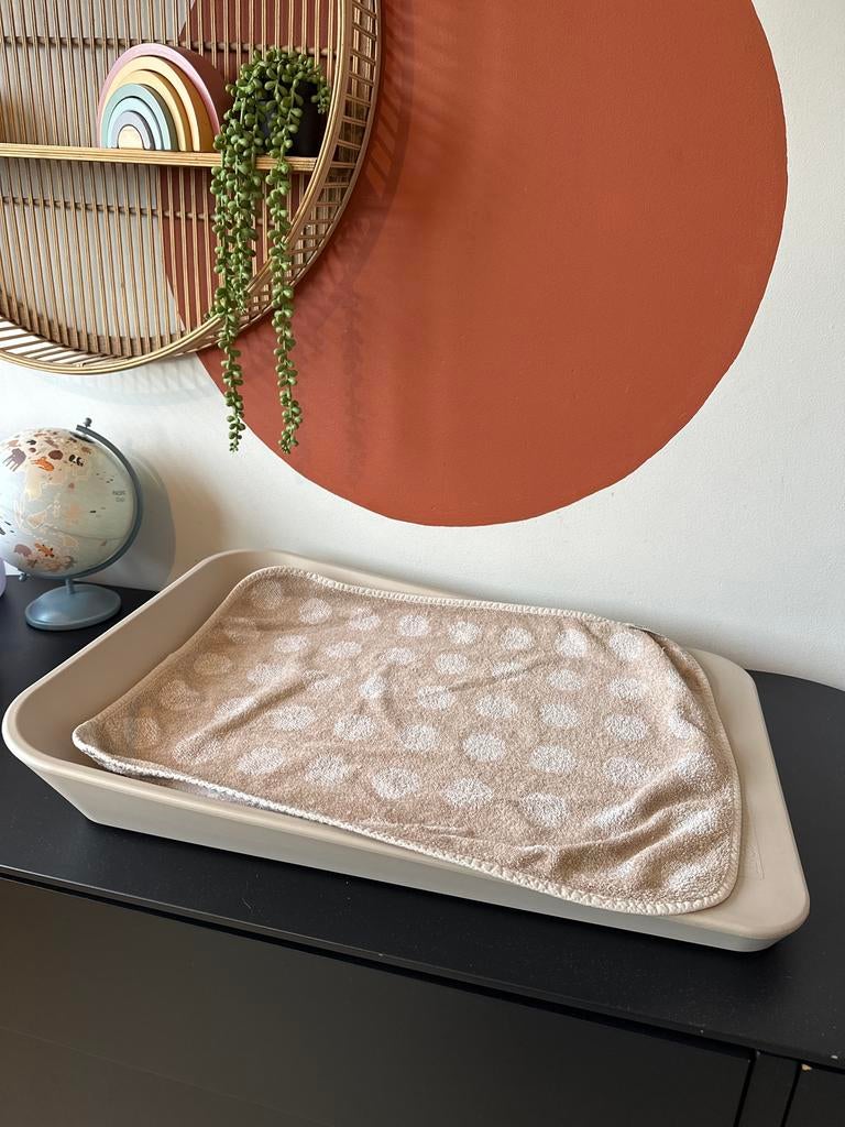 Leander aankleedkussen met topper, Ophalen of Verzenden, Zo goed als nieuw, Aankleedkussen, Overige merken