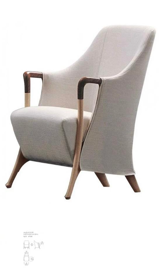 Giorgetti hoes tbv 63260 fauteuil Progetti, Huis en Inrichting, Fauteuils, Ophalen of Verzenden, Nieuw, 75 tot 100 cm, Stof