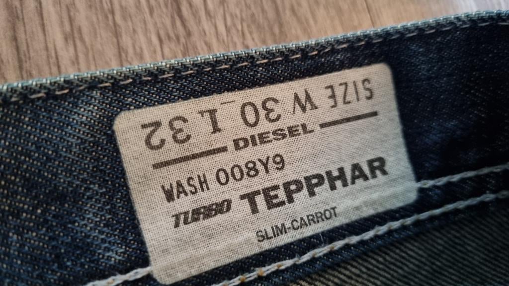 Diesel * TURBO TEPPHAR * W30 L32 = 30x32 #D2777, Diesel, Blauw, Diesel, W32 (confectie 46) of kleiner