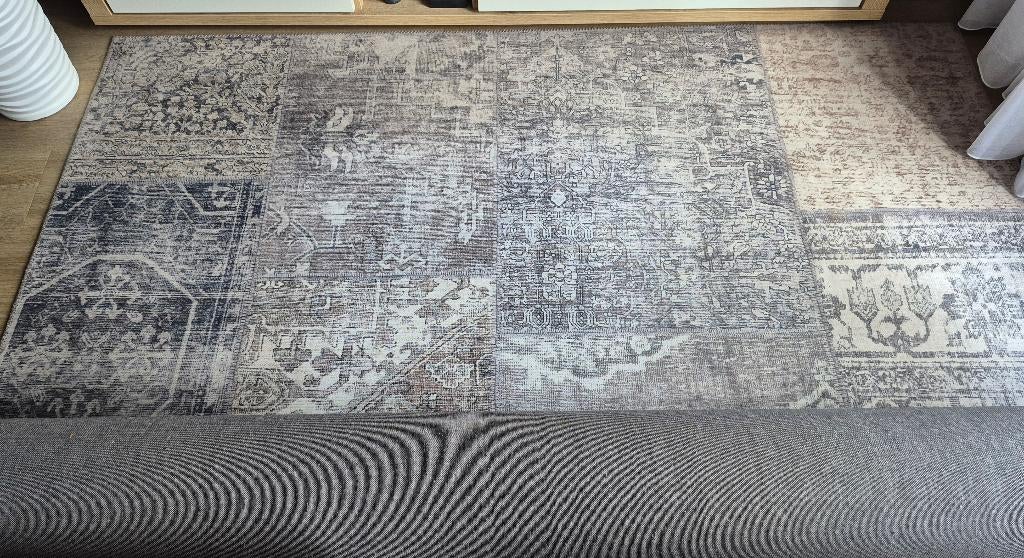 Vloerkleed, Ophalen, Blauw, Vintage, 200 cm of meer