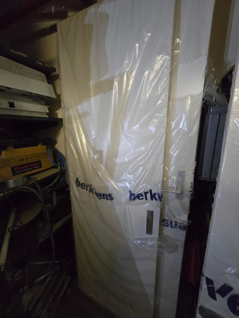 Nieuwe binnendeur, wit, nog in verpakking, Ophalen of Verzenden, Nieuw, Binnendeur, 215 cm of meer