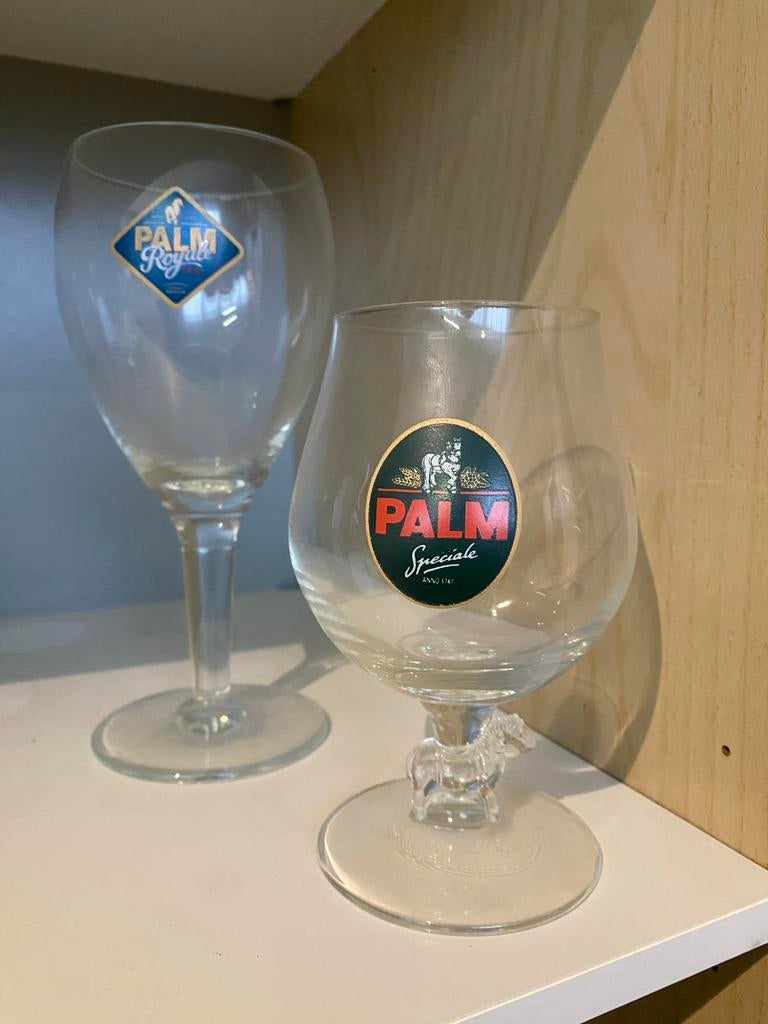 Palm glazen: Palm Royale en Palm Speciale, Ophalen of Verzenden, Zo goed als nieuw, Glas of Glazen, Palm