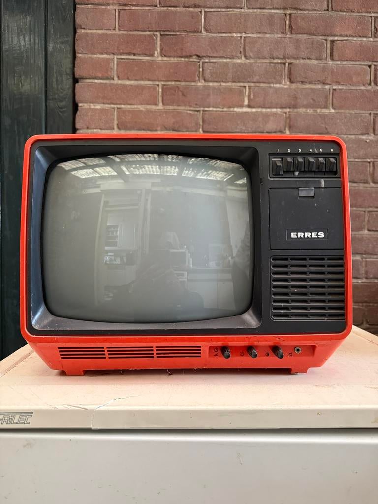 Oranje Erres draagbare tv, Ophalen, Gebruikt, Minder dan 40 cm, Overige merken