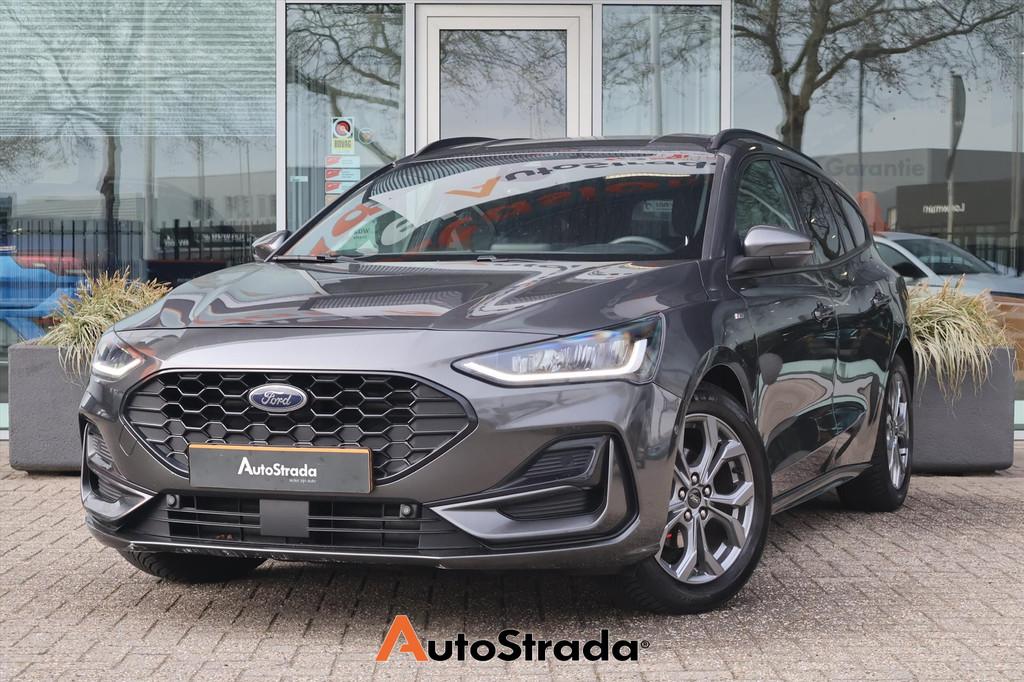 Ford Focus Wagon 1.0 ST-Line 125pk | Stoelverwarming | Winte, Stof, Gebruikt, Met garantie (alle), Origineel Nederlands