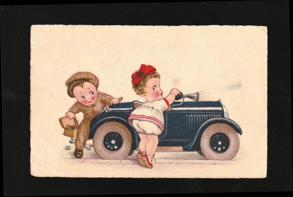 Samen met de auto op pad, Verzenden, 1920 tot 1940, Gelopen, Voertuig